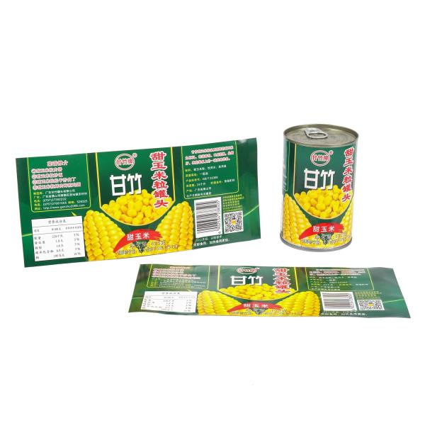 Wet Glue Label for Customized Adhesive Label Printing on Jars Cans Bottles