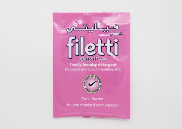 PET / PE Material Plastic Packaging Bags Pink 40 - 120 Micron Thinkness For Washing Powder