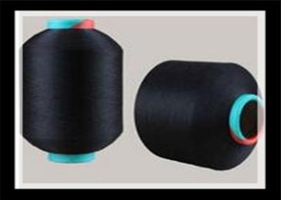 A cor preta tingiu a tenacidade alta desencapada do fio 20D do Spandex para fazer malha/que tece