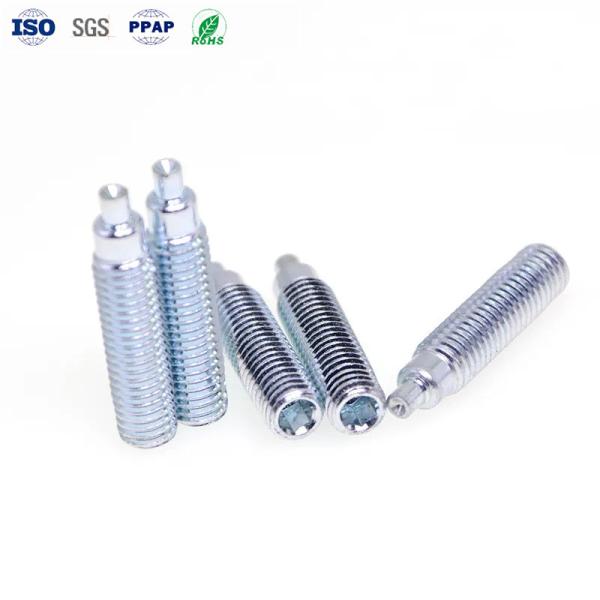 Parafusos hexagonales hexagonales de acero al carbono azul zinc 6 mm-200 mm