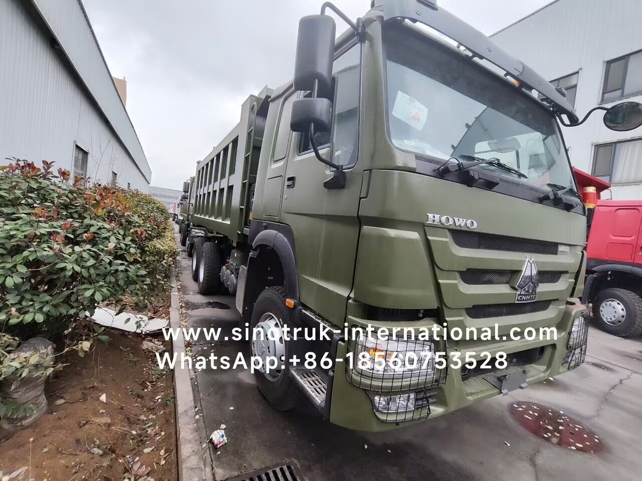 SINOTRUK HOWO 400 л.с. Грин-Теппер Дэмп-Трак RHD 6×4 12 колес Высокая лошадиная мощность