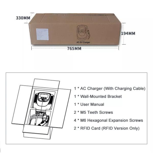 22KW EVSE EV Charger GBT CCS Level 3 DC Fast Charger For Volkswagen VW ID4 ID6 TESLA