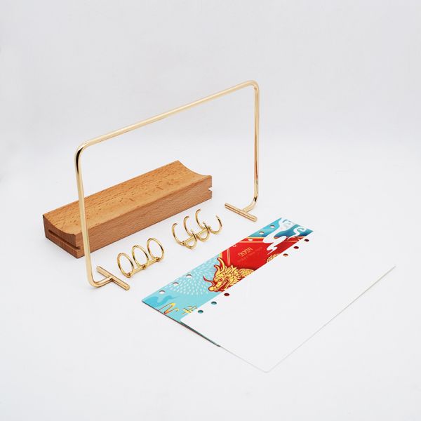 Creative Double Sided Blank Sublimation Calendar Frame Display And Holder With Printable 7 PET Sheets