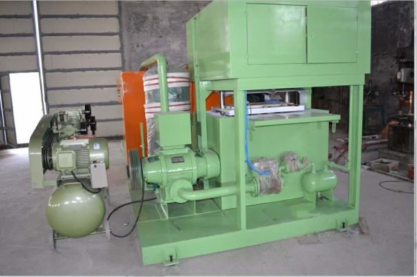 Máquina para fabricar bandejas de ovos para galinhas com moldes de alumínio 20 - 100kw 700 - 6000 peças/hora