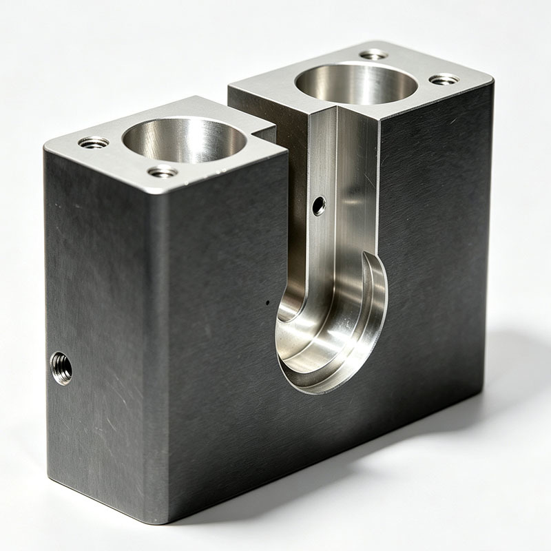 Custom CNC Machined Aluminum Block  High Precision 6061 Aluminum CNC Machining OEM