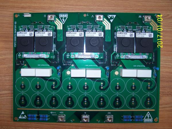 3- level IGBT power board，with three IGBT driver PSPC330EP2-2_NR. designed for  IGBT: SKiiP 39TMLI12T4V2