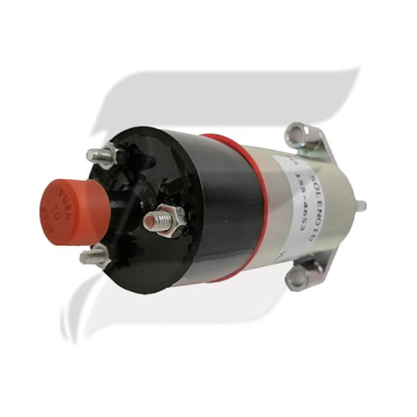 155-4653 solenoide da parada programada do combustível 24V