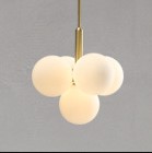 Пылезащитный стеклянный противостаритель люстры глобуса стекла молока привесных ламп белый