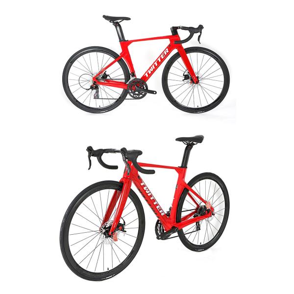 High Modulus Carbon Fiber Road Bike RETROSPEC 24 Bike Speed Multi Colors