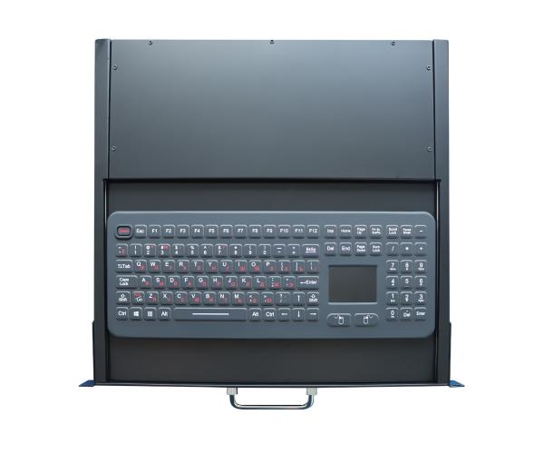 Clavier industriel dynamique NVIS PS2 rocailleux USB du tiroir IP67 avec le Touchpad