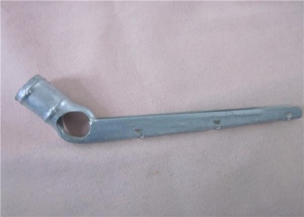 2-1/2''O.D Post 1-5/8'' Barbed Wire Extension Arm For Chain Link Fence Rail Top Use