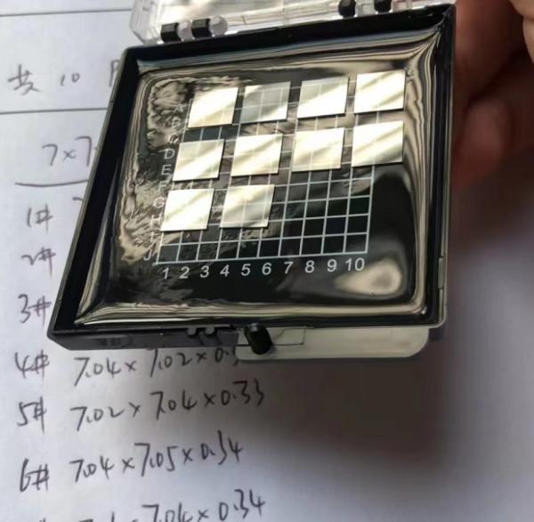 JDCD05-001-005 5*5mm2*0.5mm Electronic Grade Single Crystal Diamond,N Content