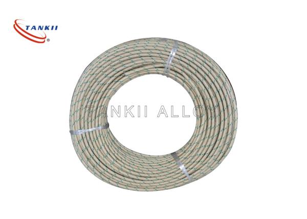 2*0.711mm Fiberglass Insulated Thermocouple Cable Oxidized Surface