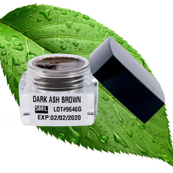 Pigmento de Microshading, pigmentos permanentes da composição para a cinza escura profissional Brown de Eyebrown 5ML