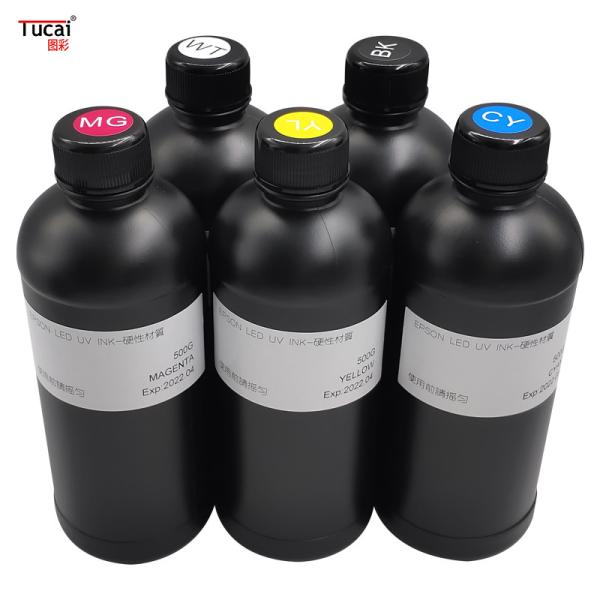 Wholesale UV flatbed printer ink for epson xp600/tx800 DX5/DX7 for phone case glass tile metal acrylic