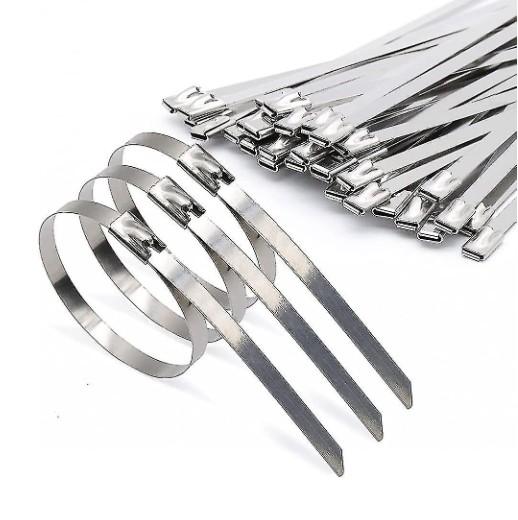 Stainless Steel Cable Tie Factory Self Locking Heavy Duty Stainless Steel Zip Cable Tie