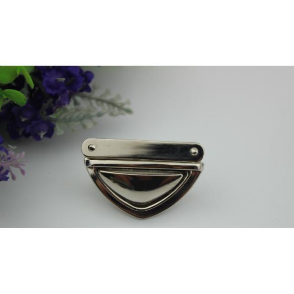 High quality fashion metal accessories zinc alloy 4 colors handbag lock hardware