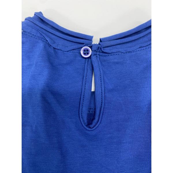 Back Open Sleeveless Baby Girl Sequins Tees Round Collar Cosy Cotton