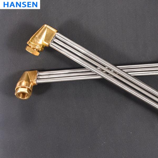 G02-250 Heavy Duty Isobaric Gas Cutting Torch, Oxy-Acetylene Blowpipe, Industrial Flame Cutter, Anti-Flashback Welding & Cutting Gun with Stainless Steel Tubes (Propane/LPG Compatible)