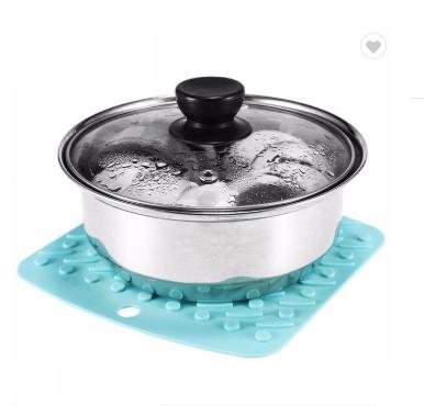 Silicone Pot Holders Heat Insulation Pad Kitchen Table Mat Dinner Logo Customized