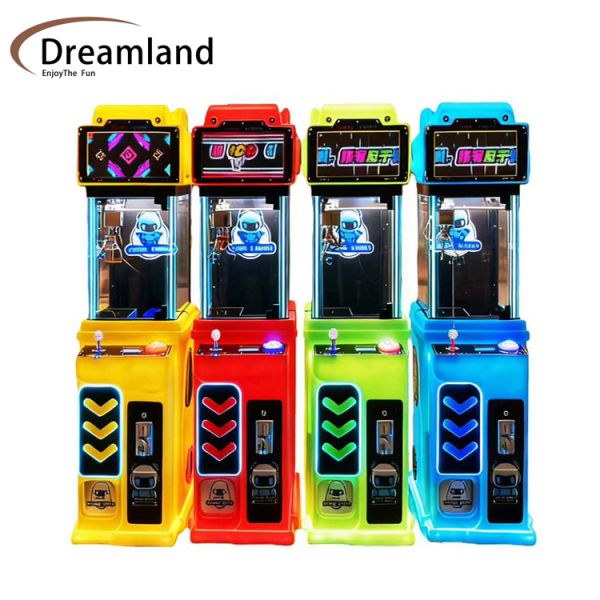50kgs Dreamland Toy Catcher Claw Game Machine 1 Player 100W Operating Power for Customer Requirements