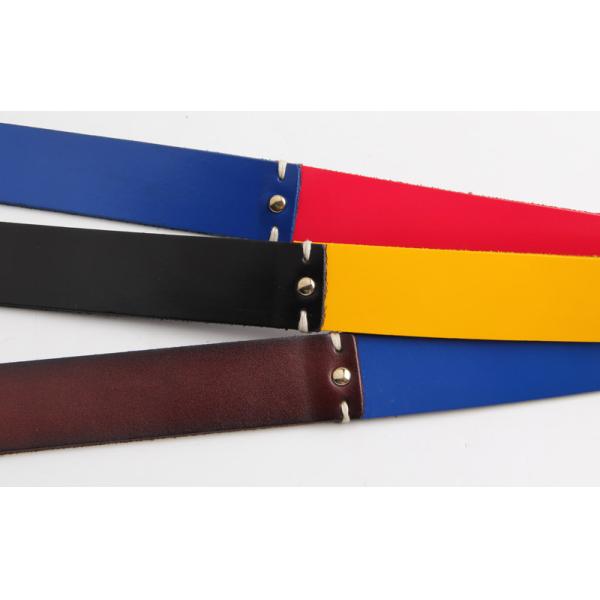 Дети смешали пояс цвета неподдельный кожаный с 2 петлями другого цвета