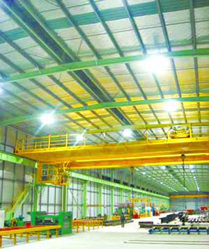 High Power 70 - 80 CRI Led High Bay Lamps 100 watt for Supermarkets Warehouse Factory Ultralight
