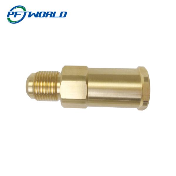 Acessórios fazendo à máquina de bronze do CNC da precisão, injetor de bronze, ouro
