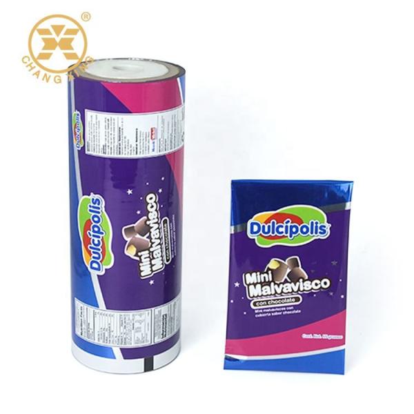 Ламинированный BOPP / VMCPP пульсирующий пищевой рюкзак пленки пищевой упаковки