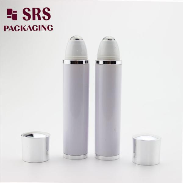 SRS packaging white color 30ml vibrating roll on bottle for eye cream