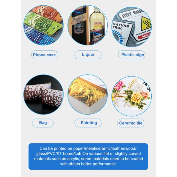 Fast Curing1000ml LED UV DTF Ink  UV Printer Ink For Epson XP600 I3200 Head