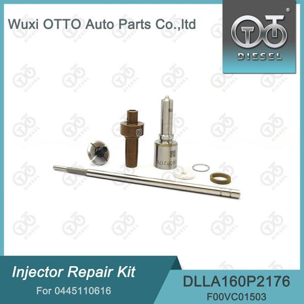 Bosch 0445110616 Injector Repair Kit with DLLA162P2176 Nozzle