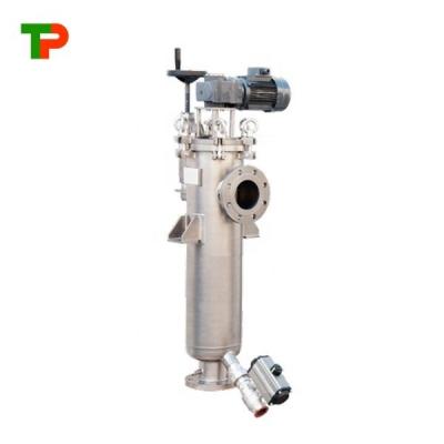 Aço inoxidável prata 304 raspador filtro de auto-limpeza para tratamento de água 500 kg