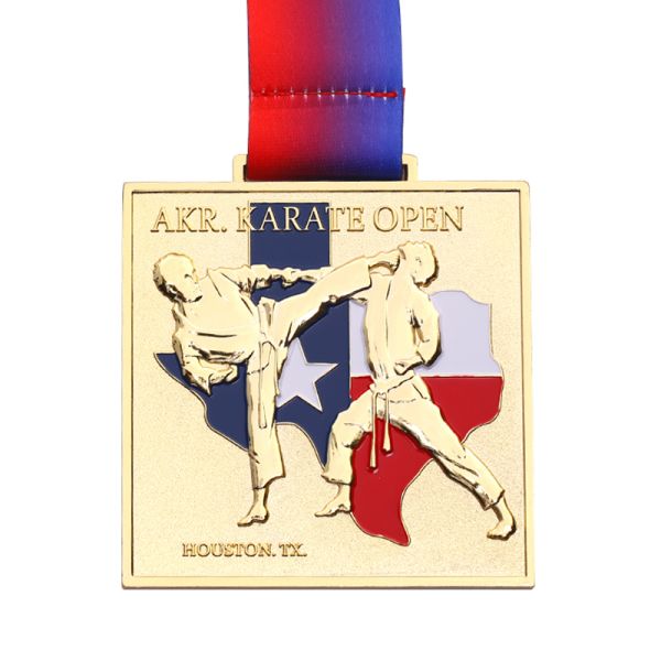 Custom Sports Medal with 20-80mm Size Zinc Alloy and Gold Plating for Souvenir Gifts