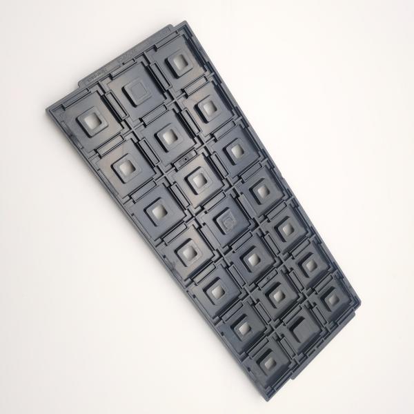 QFP Jedec IC Trays com peso do tabuleiro 120-200g Forma retangular