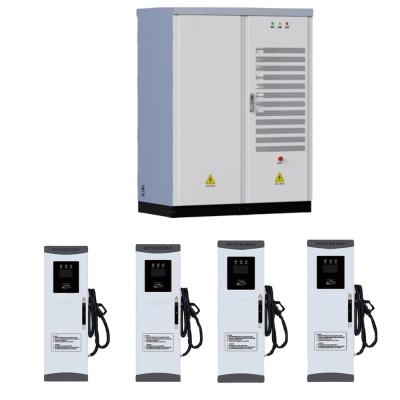 Estação de carregamento de veículos elétricos comerciais rápida com métodos de pagamento seguros Tensão de saída ajustável