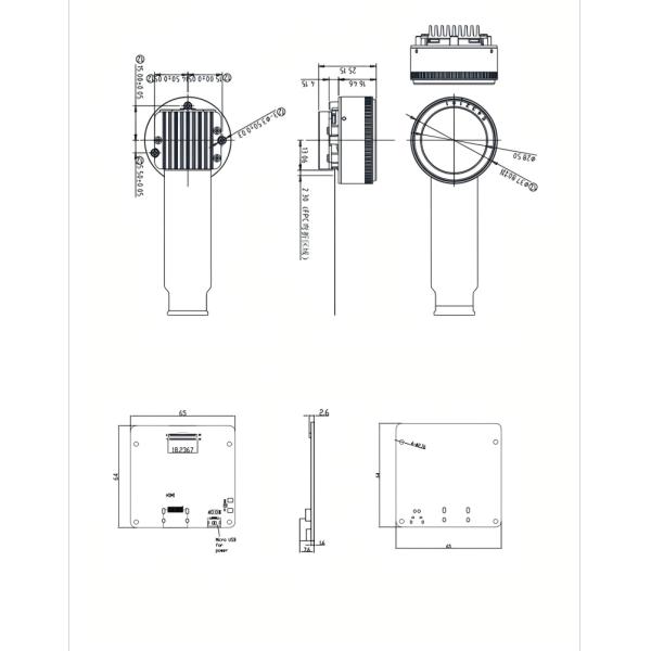 1.03 Inch Micro OLED Display 2560*2560 Advanced For Smartwatch Viewfinders