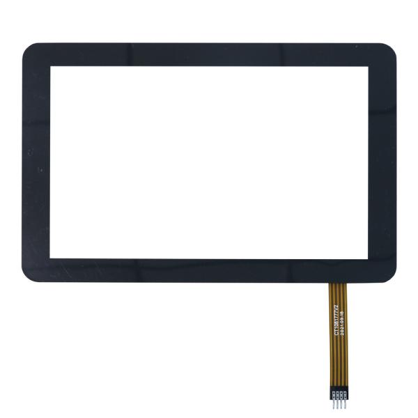 10.1'' 4 Wire Resistive Touchscreen With Black Bezel For Flush Mount EMI IMMUNITY Touchscreen Panel