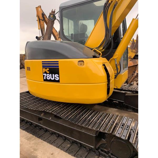Used Komatsu PC78US Crawler Excavator Zero Tail Swing Excellent Condition