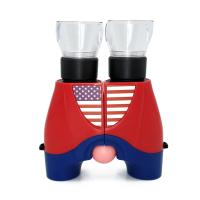 Jumelles d'enfants d'observation d'oiseau de couleur de drapeau de télescope de l'Amérique pour augmenter Telescopio