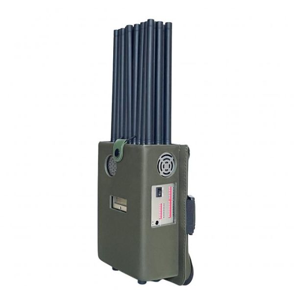 27 Antennas Portable Jammer Block Signal WiFi 6E Mobile Phones Worldwide GPS RF Signals