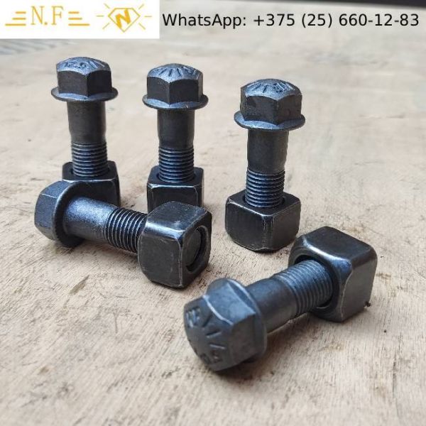 Track Bolts Nuts and Bolts Manufacturing All Kinds Excavator or Bulldozer Track Bolts Nuts