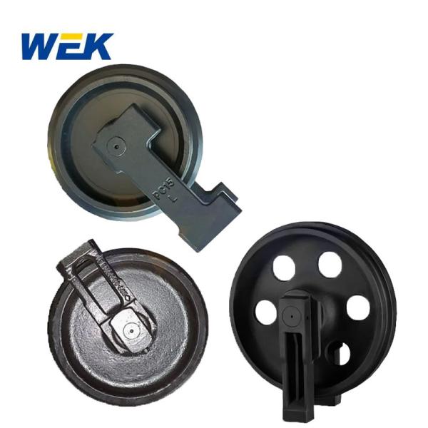 Mini Excavator Komatsu PC15 PC45 PC55 PC70 PC75uu PC120-6 PC130 PC150 PC180 PC75 Idler Komatsu PC30 PC35 PC55 PC40-7 PC70 PC120-3 Front Idler