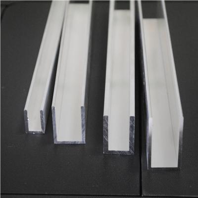 Sliding Track U Channel Aluminum Door Profile 6063 T5 For 10mm Glass Door Shower Room