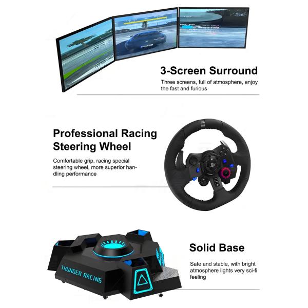 Motorbike Driving Machine Metal Car Racing Game Machine for Kids Age 6 Years