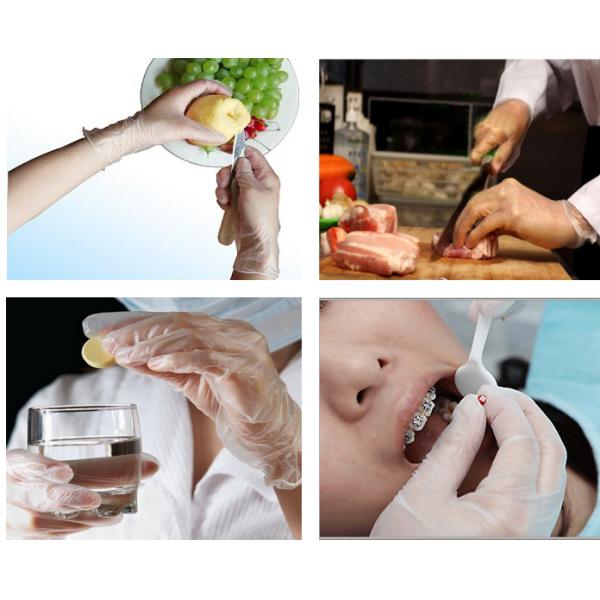 Commercial Smooth Powder Free Vinyl Gloves Medical Use Harmless And Odourless