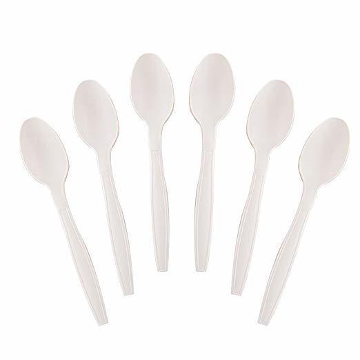 PLA cornstarch buffets for events eco friendly compostable biodegradable cutlery set