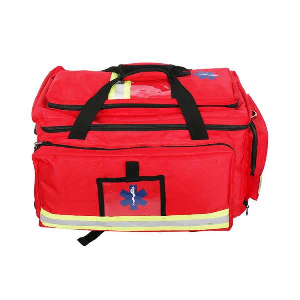 Emt Ambulance Trauma Bag Emergency Waterproof Large Red Tactical Medical Kit