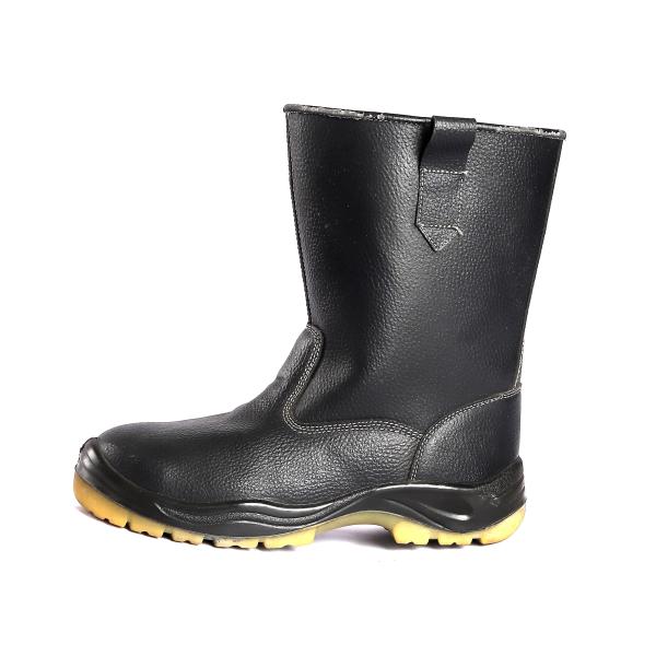 Shengjie Черная обувь настраиваемая рабочая обувь для мужчин Стальная ножка водонепроницаемая антискользящая рабочие ботинки высокие ботинки