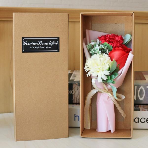 Soap flower gift, romantic simulation bouquet, rose bouquet, Valentine's Day gift for girlfriend, in stock